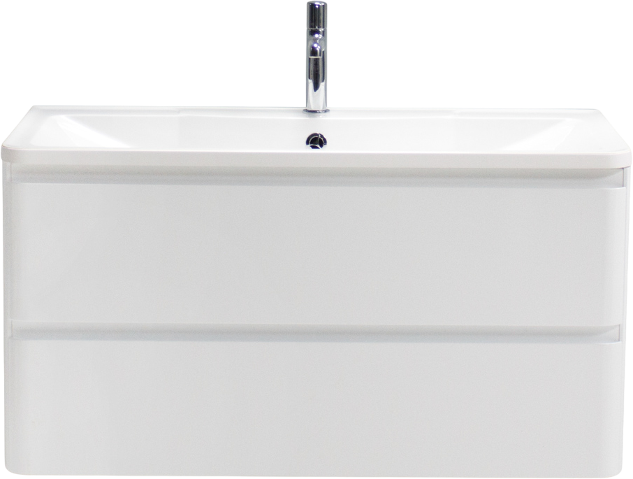 Тумба под раковину без столешницы BelBagno Albano 80 подвесная, bianco lucido