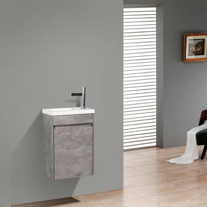 Тумба под раковину без столешницы BelBagno Pietra Mini 40 R stucco cemento
