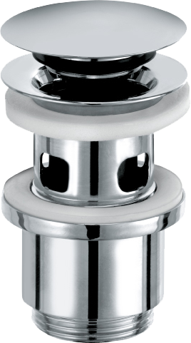 Донный клапан для раковины Kludi 1042405-00 с переливом, хром