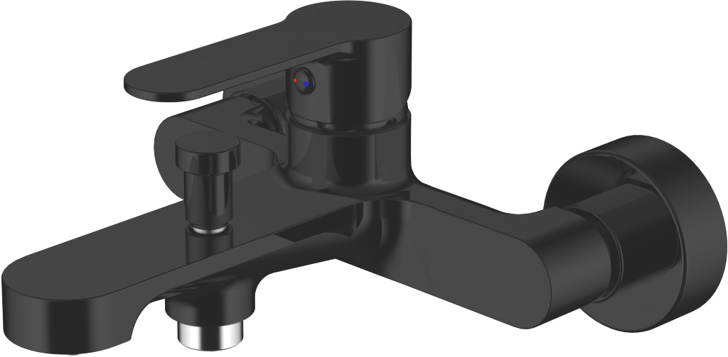 Смеситель для ванны с душем Aquanet Passion AF300-20B черный