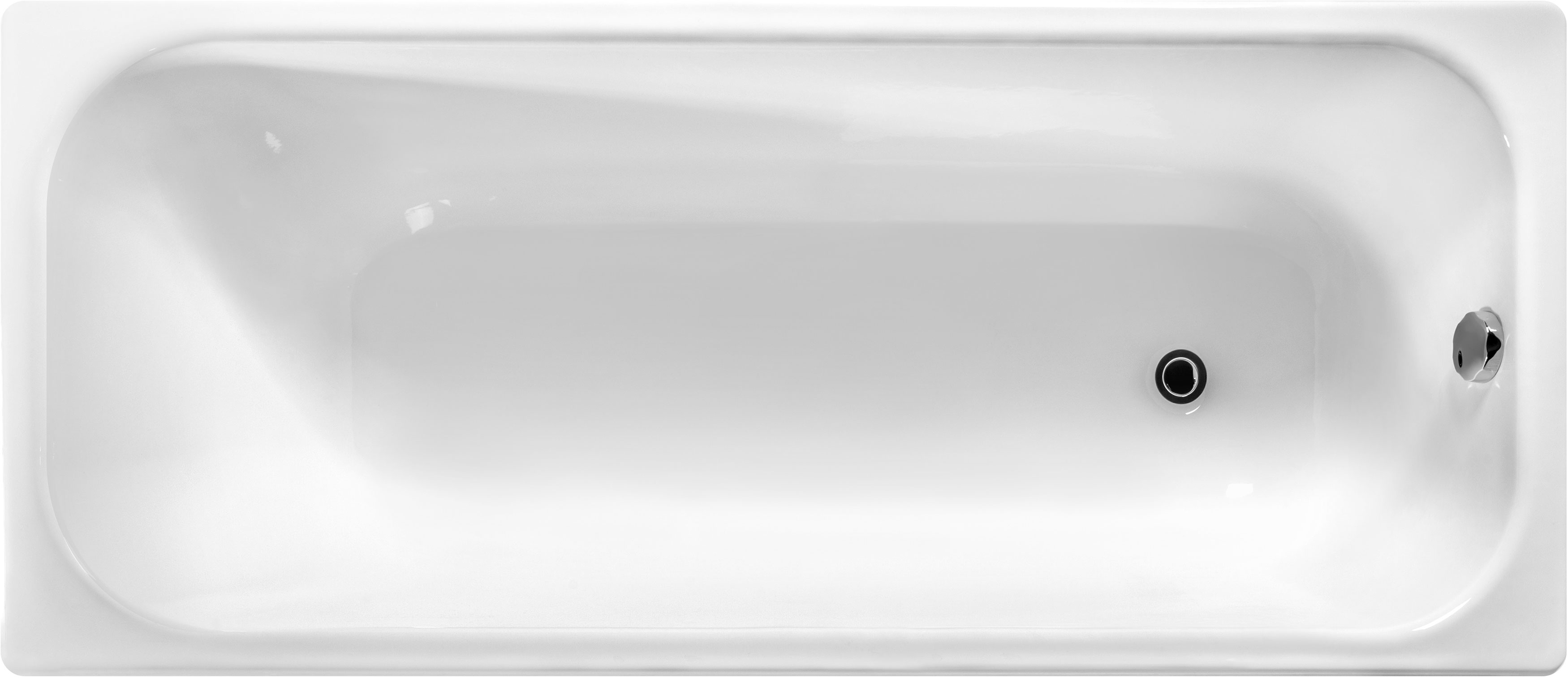 Чугунная ванна Wotte Start 1 170x70 см, встраиваемая, на ножках