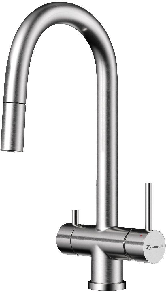 Смеситель для кухни Omoikiri Akita-S BN сталь