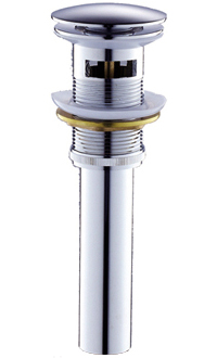 Донный клапан для раковины SantiLine SL-105 с переливом, хром