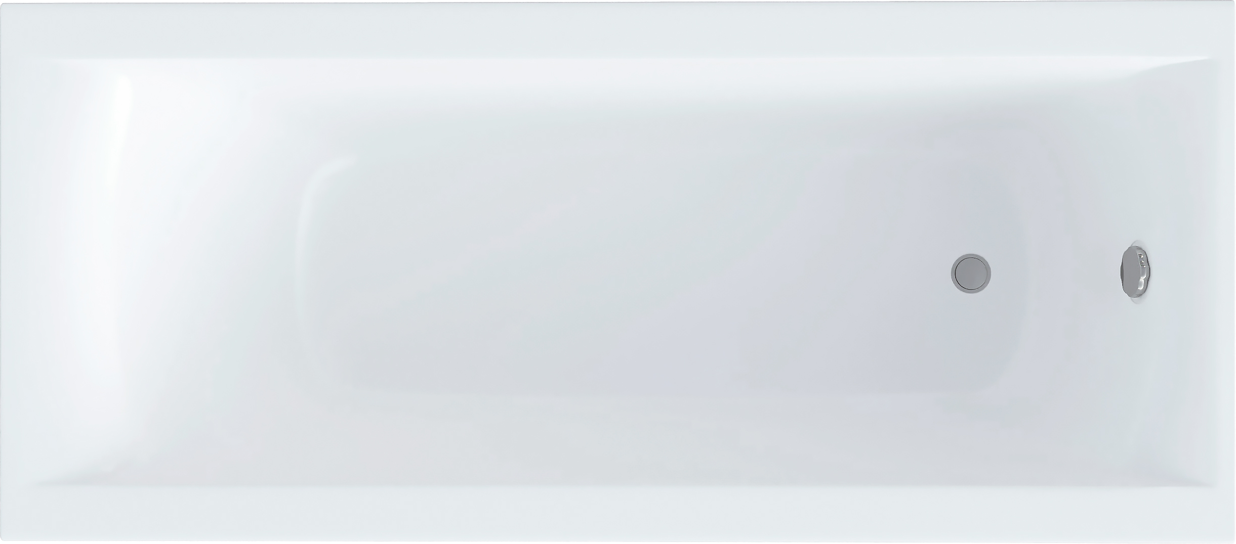 Ванна из искусственного камня Астра-Форм Нью-Форм 170x70 см, правая, пристенная, белая, на ножках