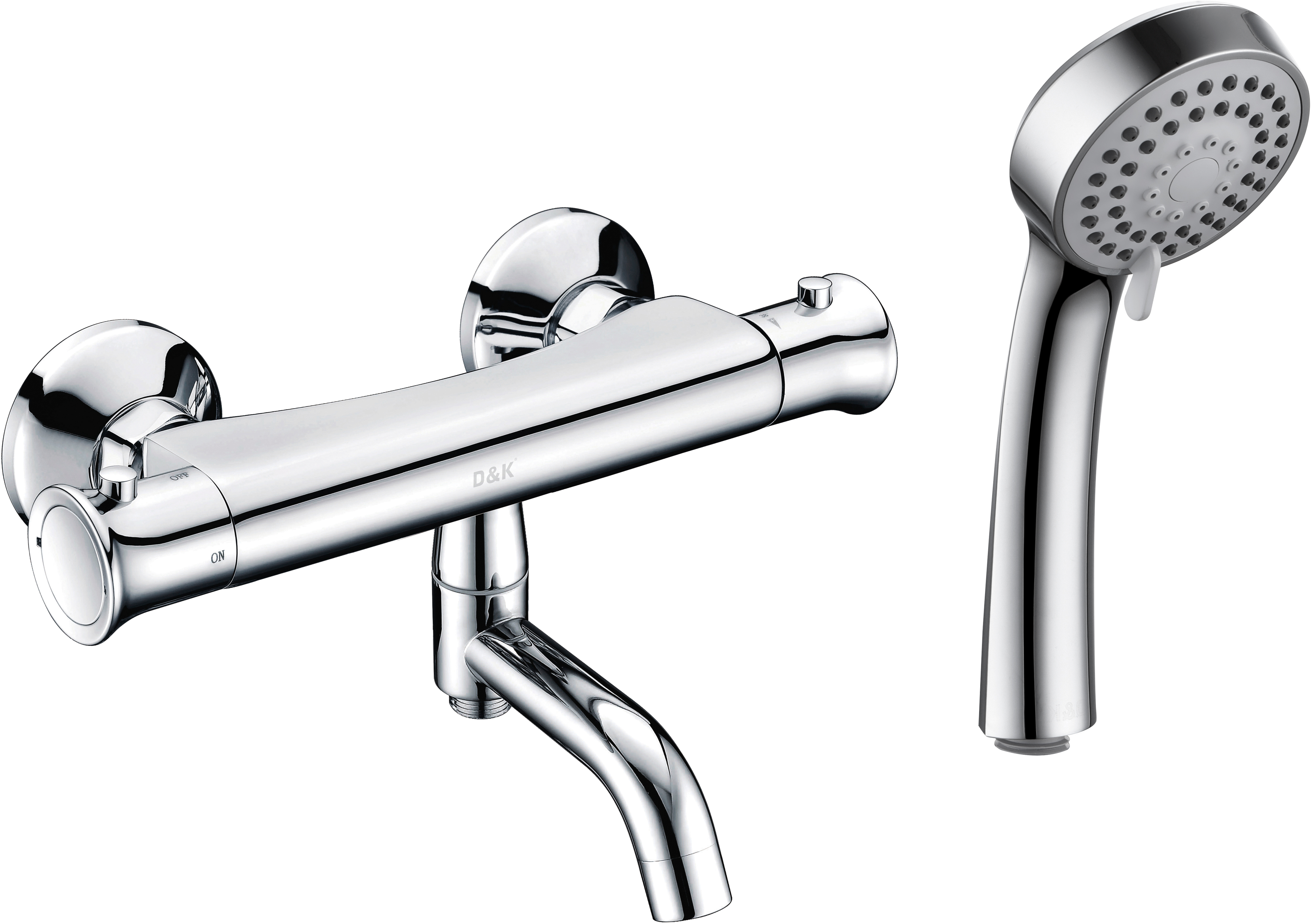 Термостатический смеситель D&K Bayern Potsdam DA2113201 для ванны с душем