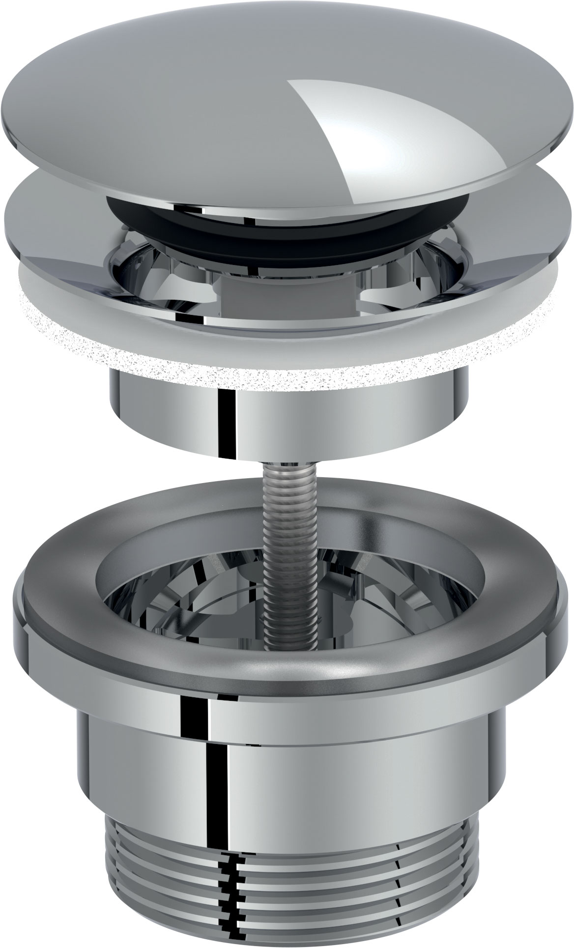 Донный клапан для раковины Jacob Delafon E30536-CP универсальный, хром