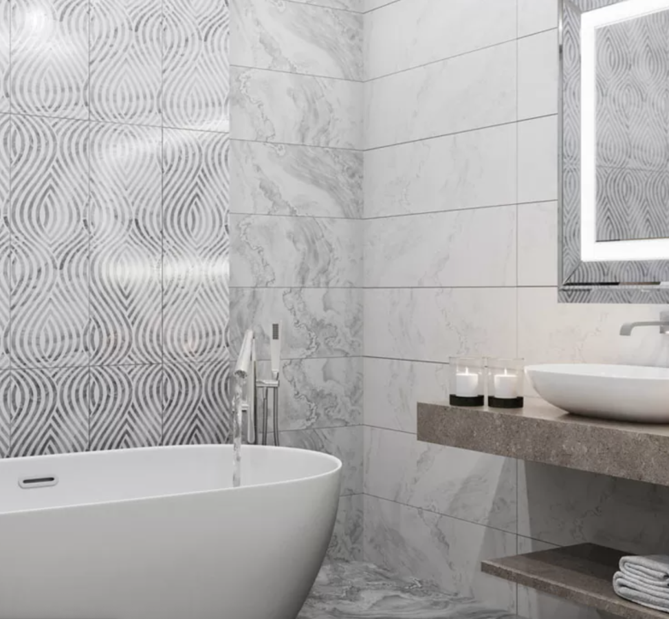 Ginevra grey decor 01 30х90 (1-й сорт) 010301002129