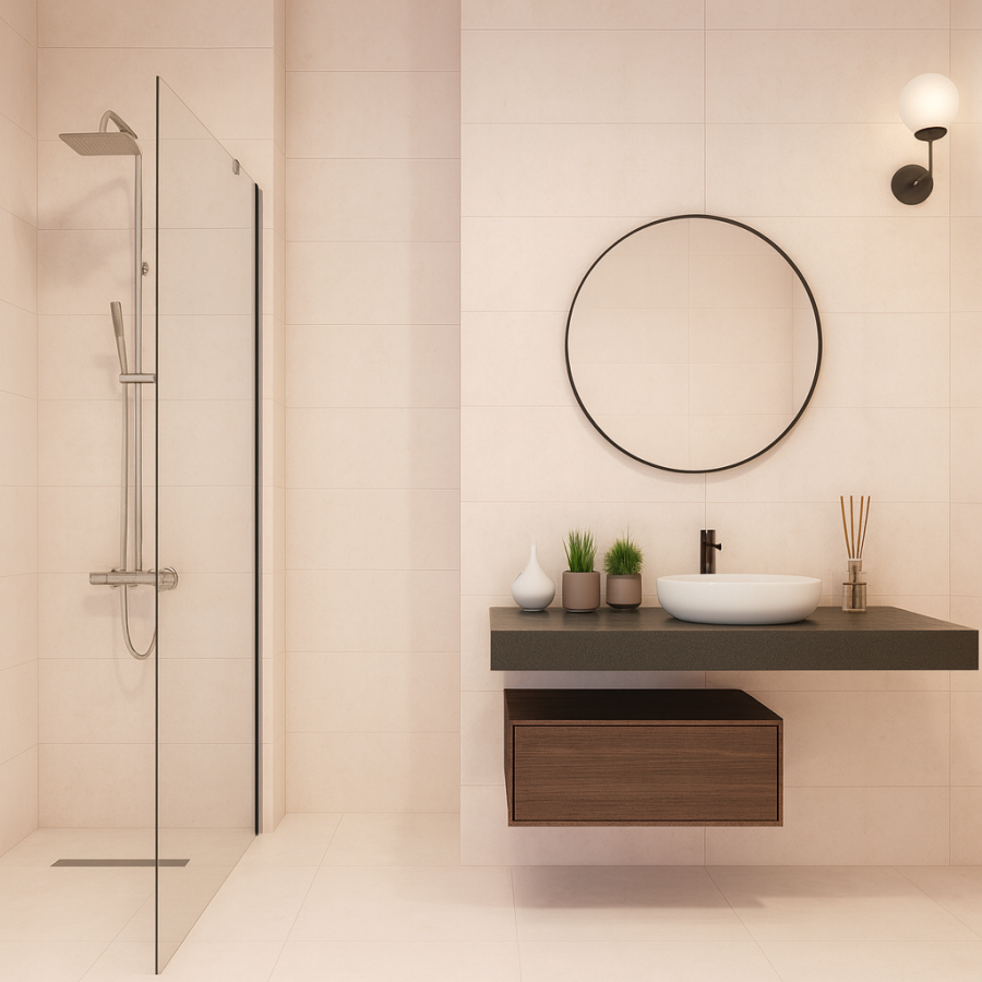 Ariana beige wall 01 30х90 (1-й сорт) 010101004947