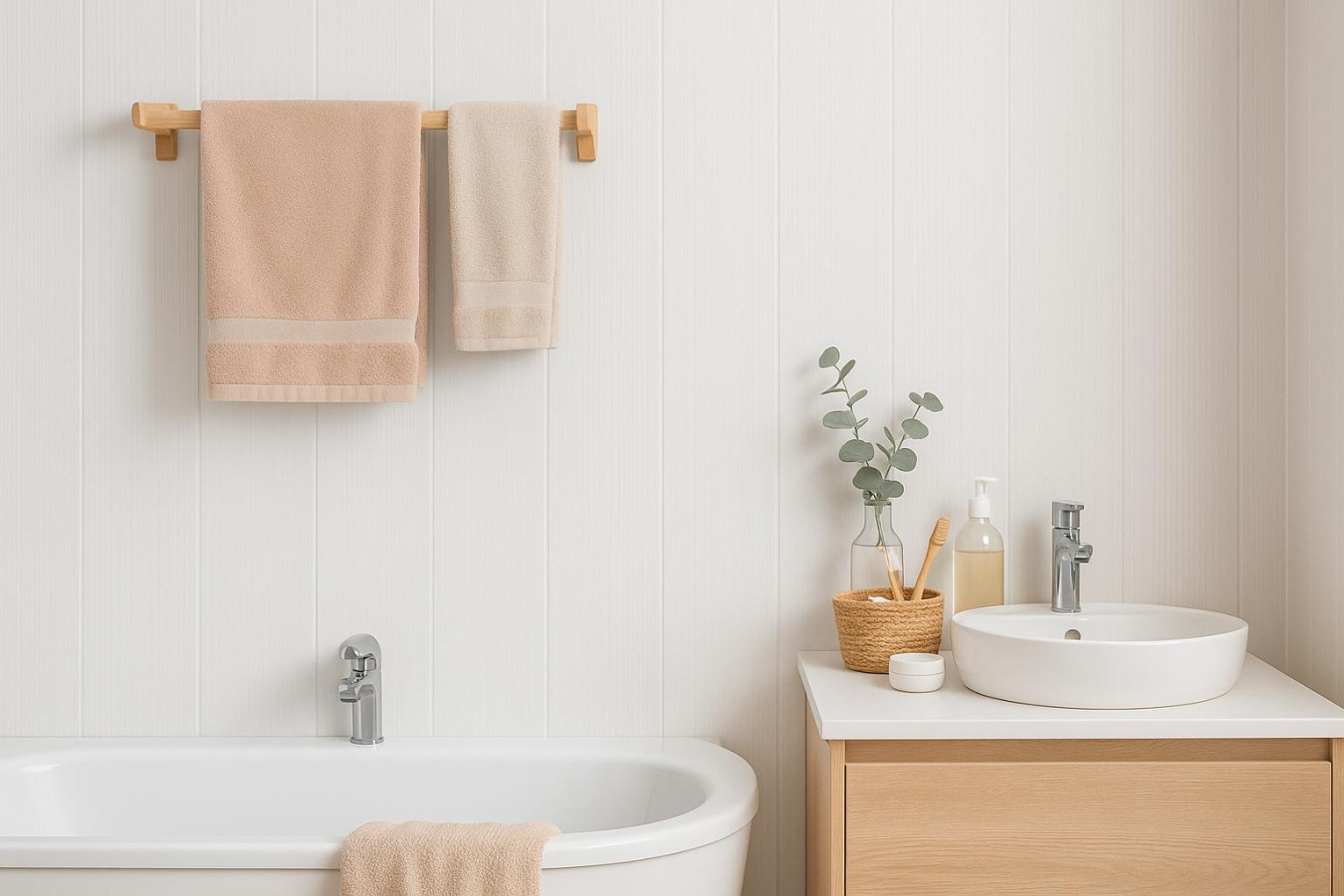 Белая лакированная глянцевая панель ПВХ 3200x250x9 мм