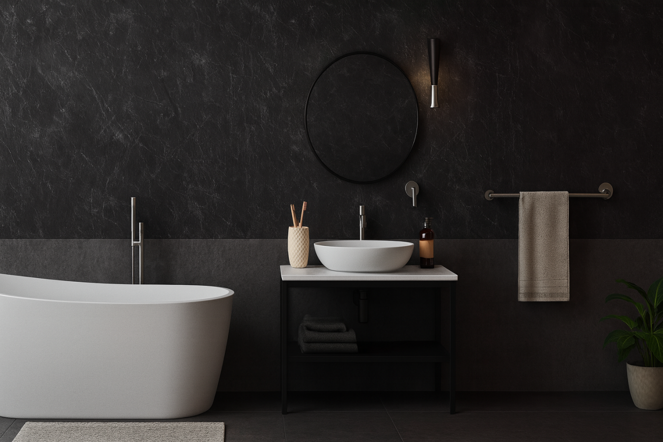 Стоун Антрацит 2700x250x9 мм