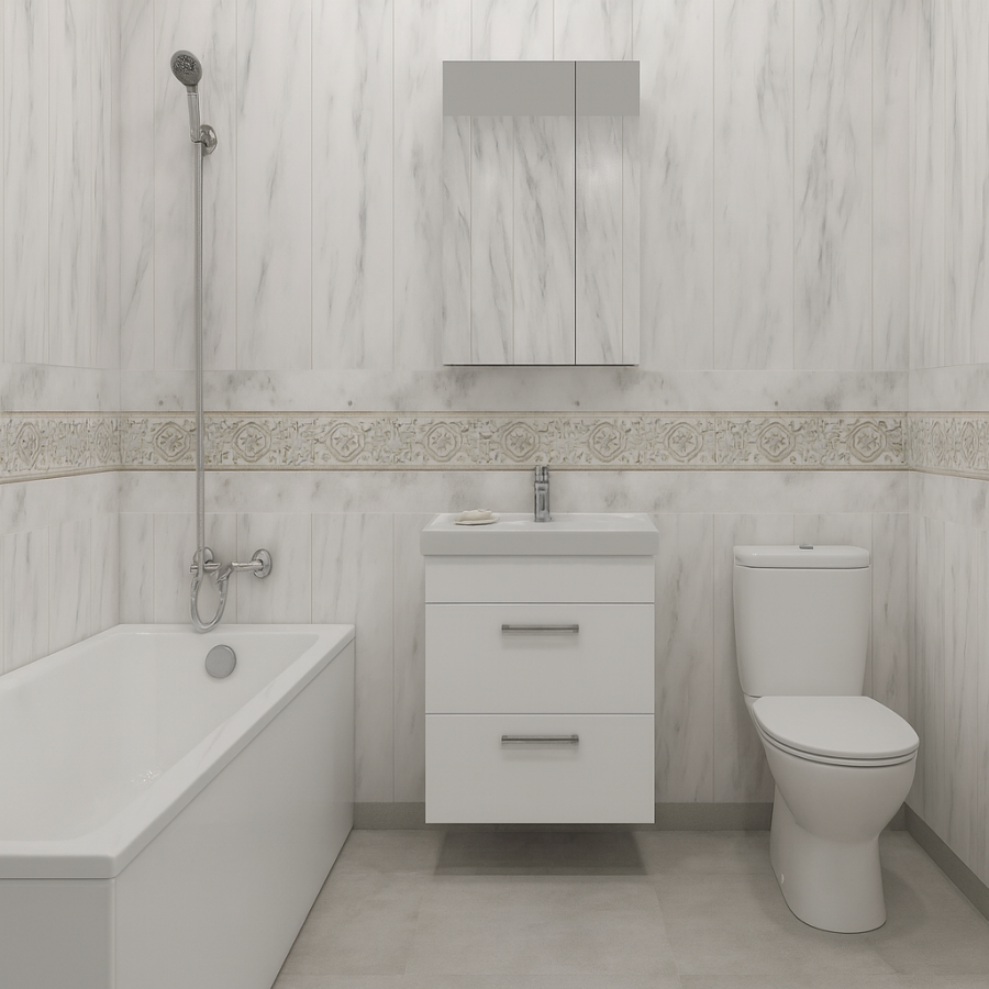 Арт Лайн мрамор 2700х375х9мм