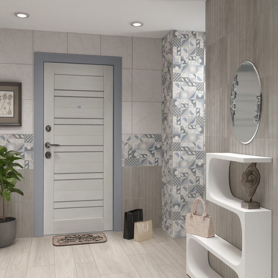 Симба серая вставка-1 2700х375х9мм