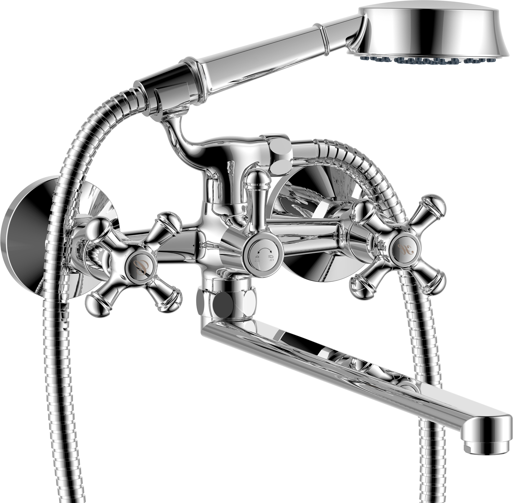 Смеситель с длинным изливом для ванны Damixa RedBlu Retro 239500000