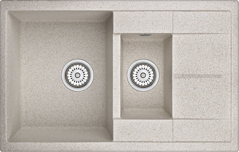 Мойка кухонная Granula 7802, пирит