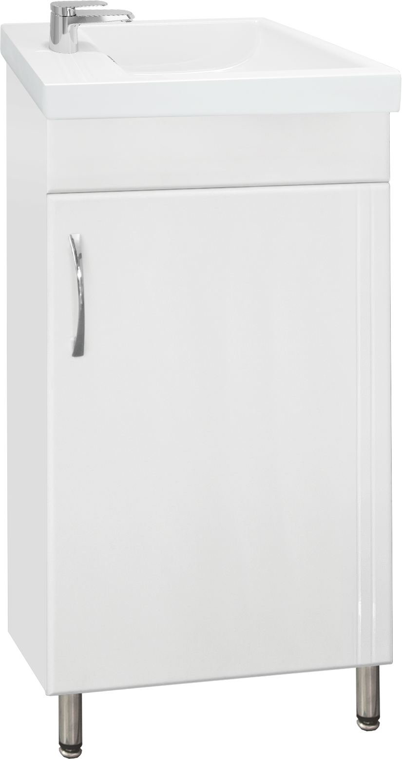 Тумба под раковину без столешницы Style Line Эко Стандарт №1 40 белая