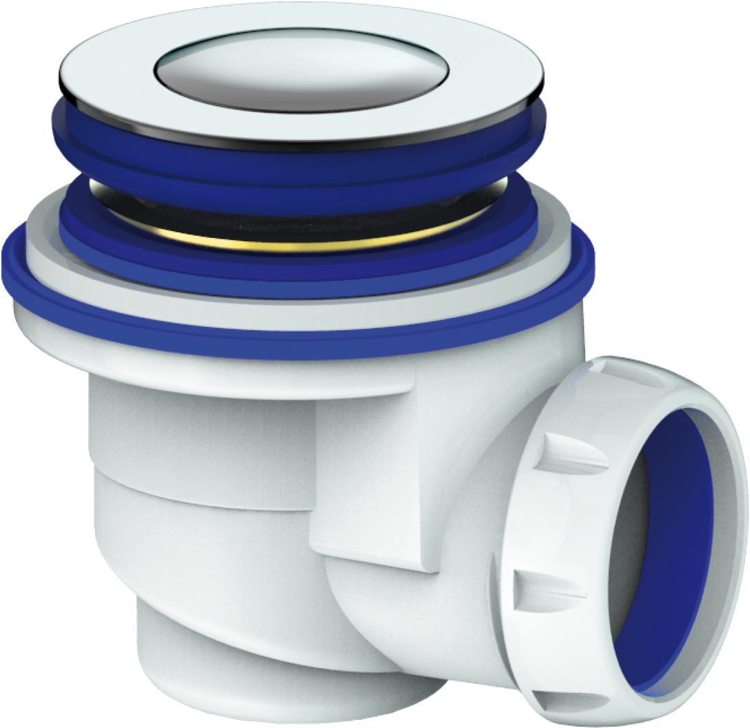 Сифон для поддона Unicorn G422E 50 мм, хром