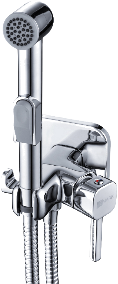 Гигиенический душ Lemark Solo LM7165C со смесителем, С ВНУТРЕННЕЙ ЧАСТЬЮ