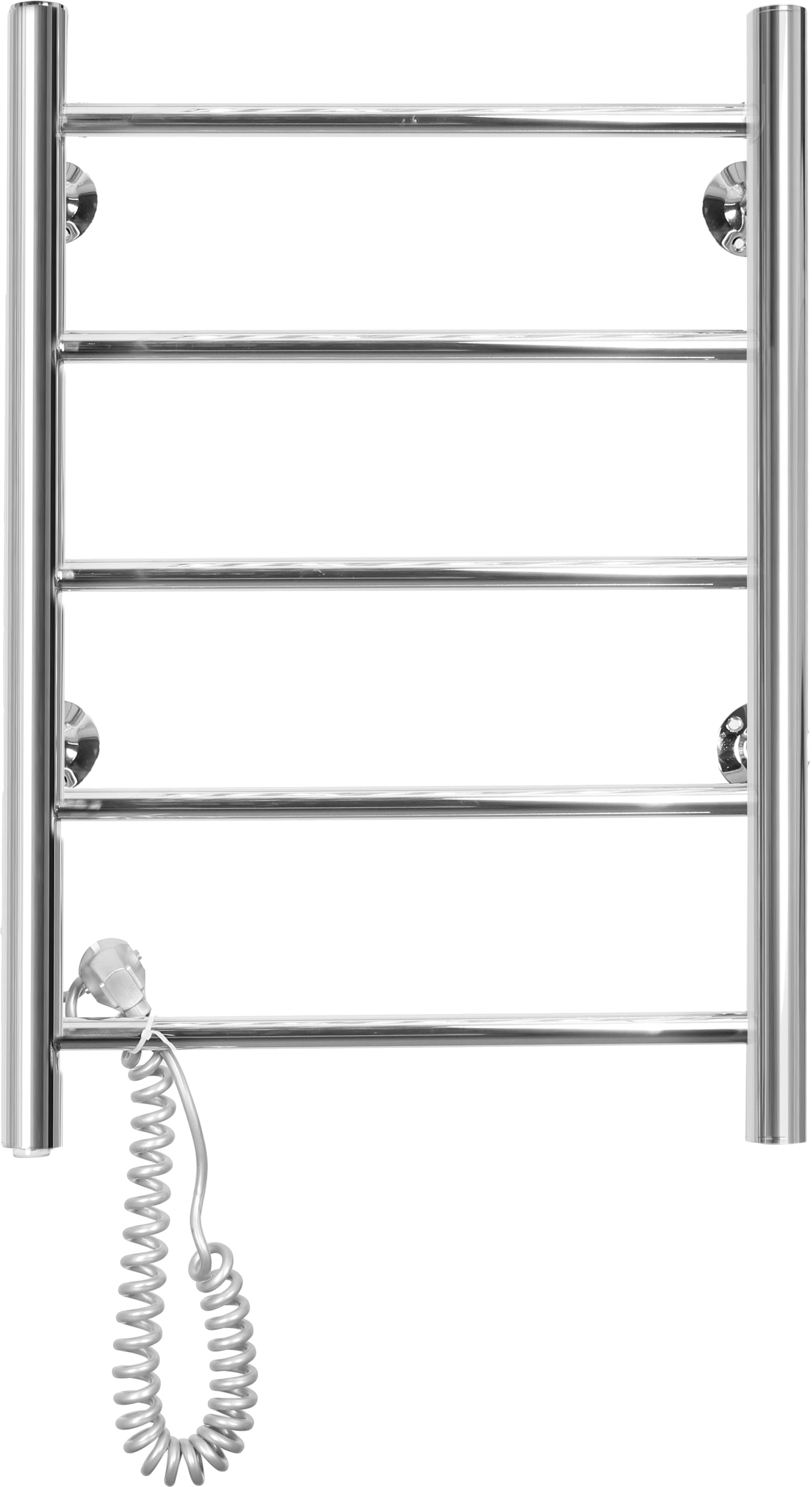 Полотенцесушитель электрический Domoterm Классик DMT 109-5 60x45 см, подключение слева, глянцевый хром, лесенка