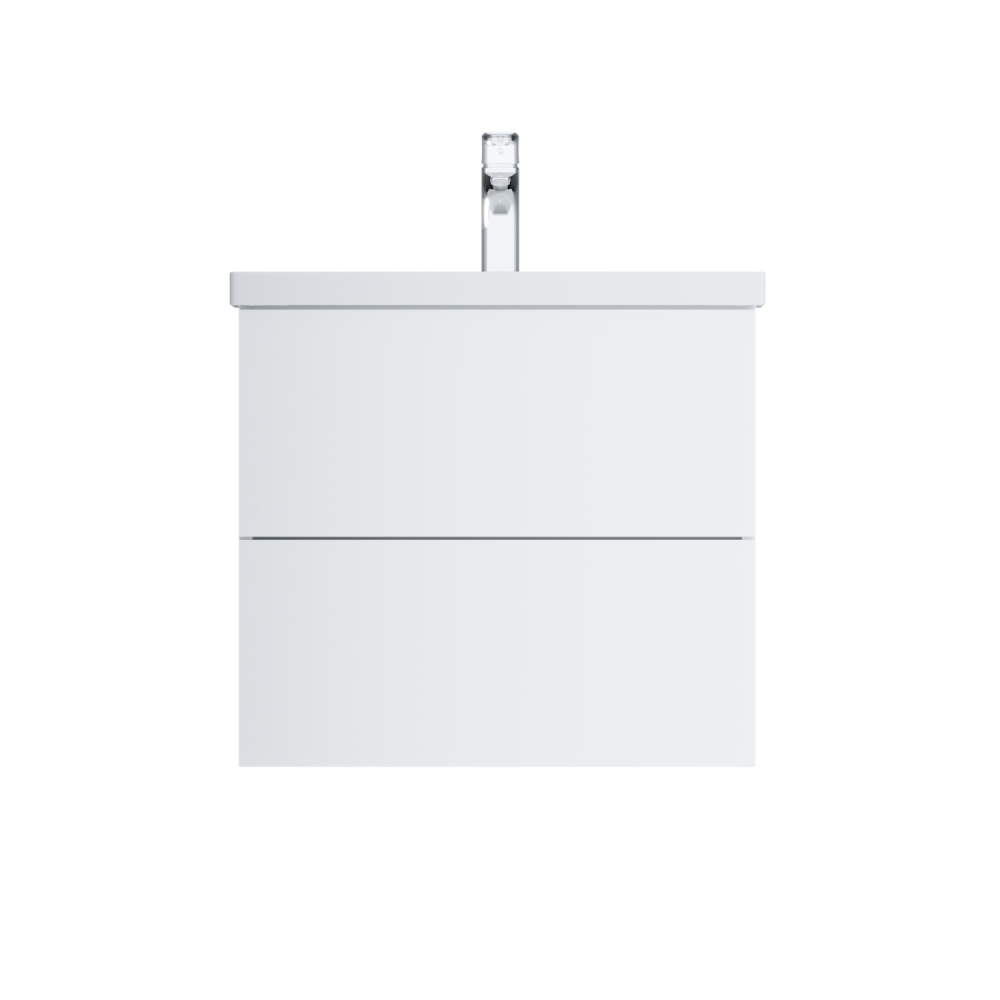 Тумба с раковиной AM.PM Gem 60 белый глянец, подвесная, с 2 ящиками