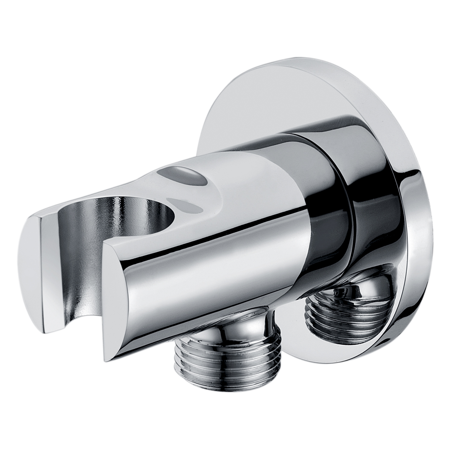 Шланговое подключение Wasserkraft A022 с держателем для душа, хром