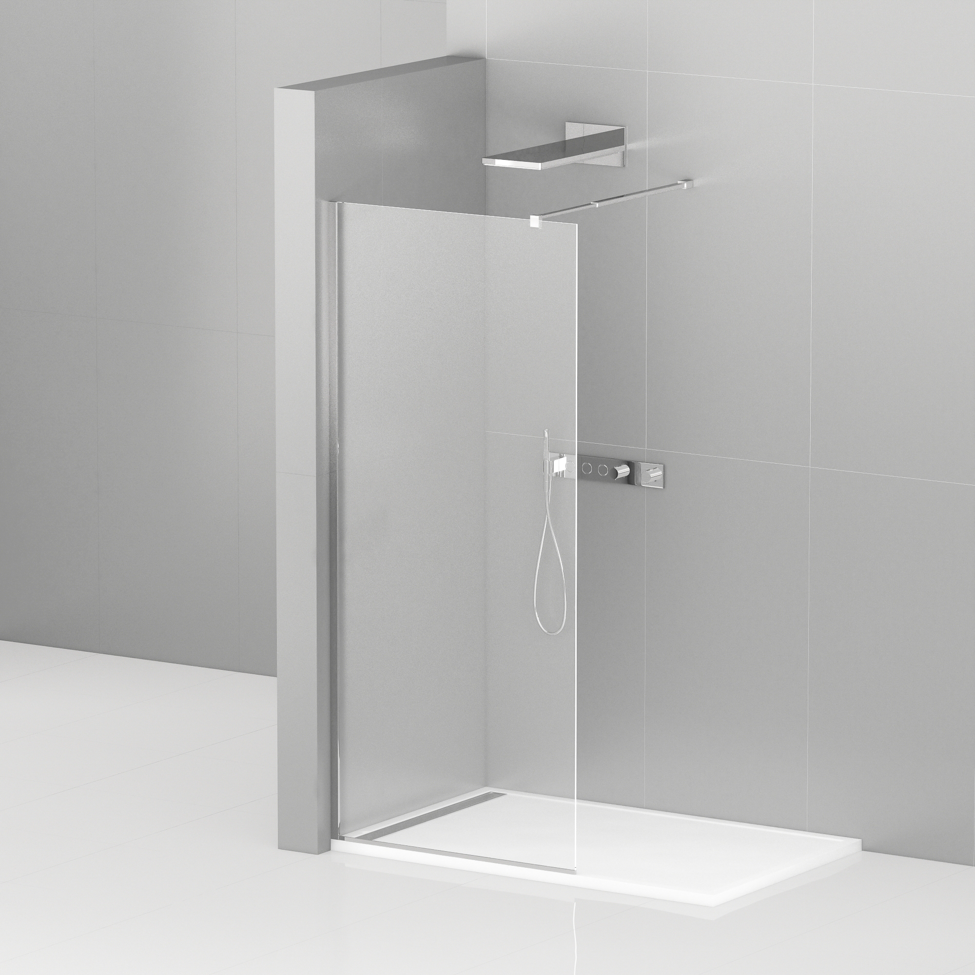 Душевая перегородка Cezares Liberta -L-1-100-C-Cr