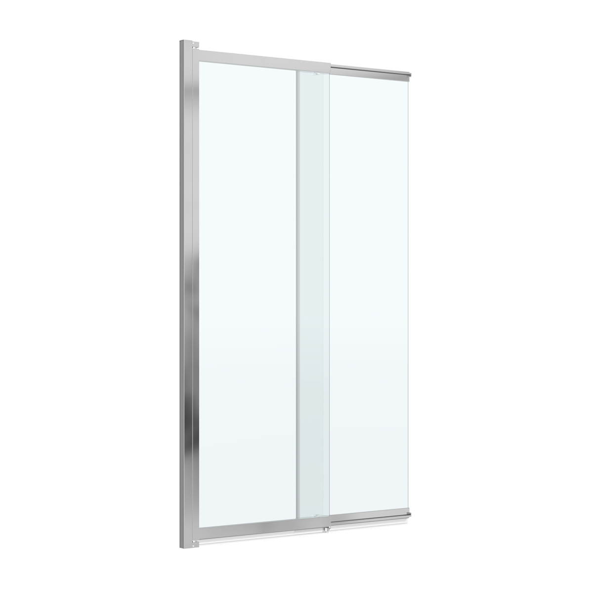 Шторка на ванну Cezares Slider VF-11-100/150-C-Cr стекло прозрачное