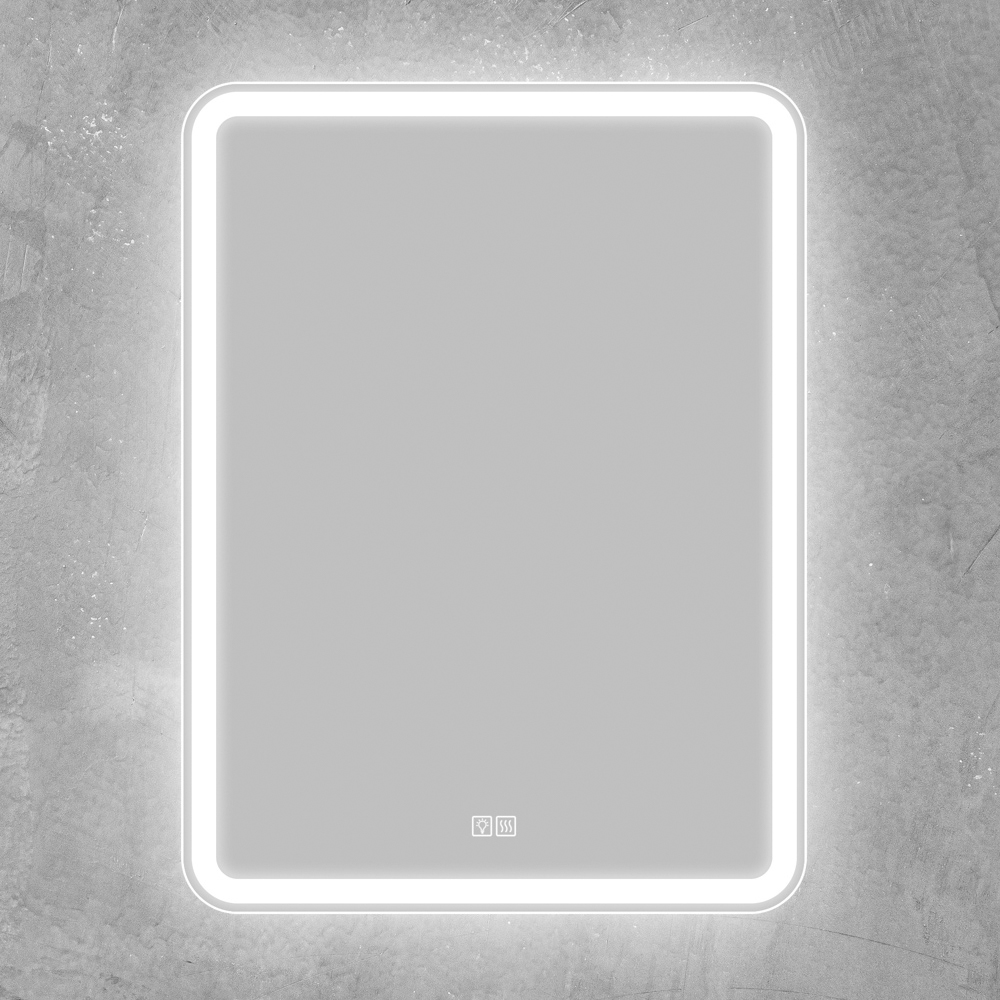 Зеркало BelBagno SPC-MAR-600-800-LED-TCH-WARM с подогревом