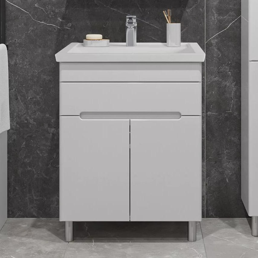 Тумба под раковину без столешницы SanStar Модена 70 напольная, белая