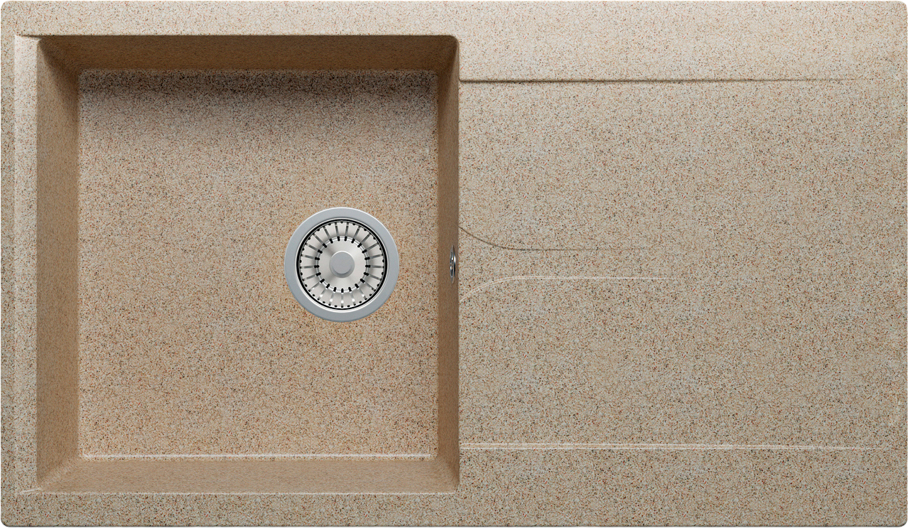 Мойка кухонная Polygran Gals 860 песочная