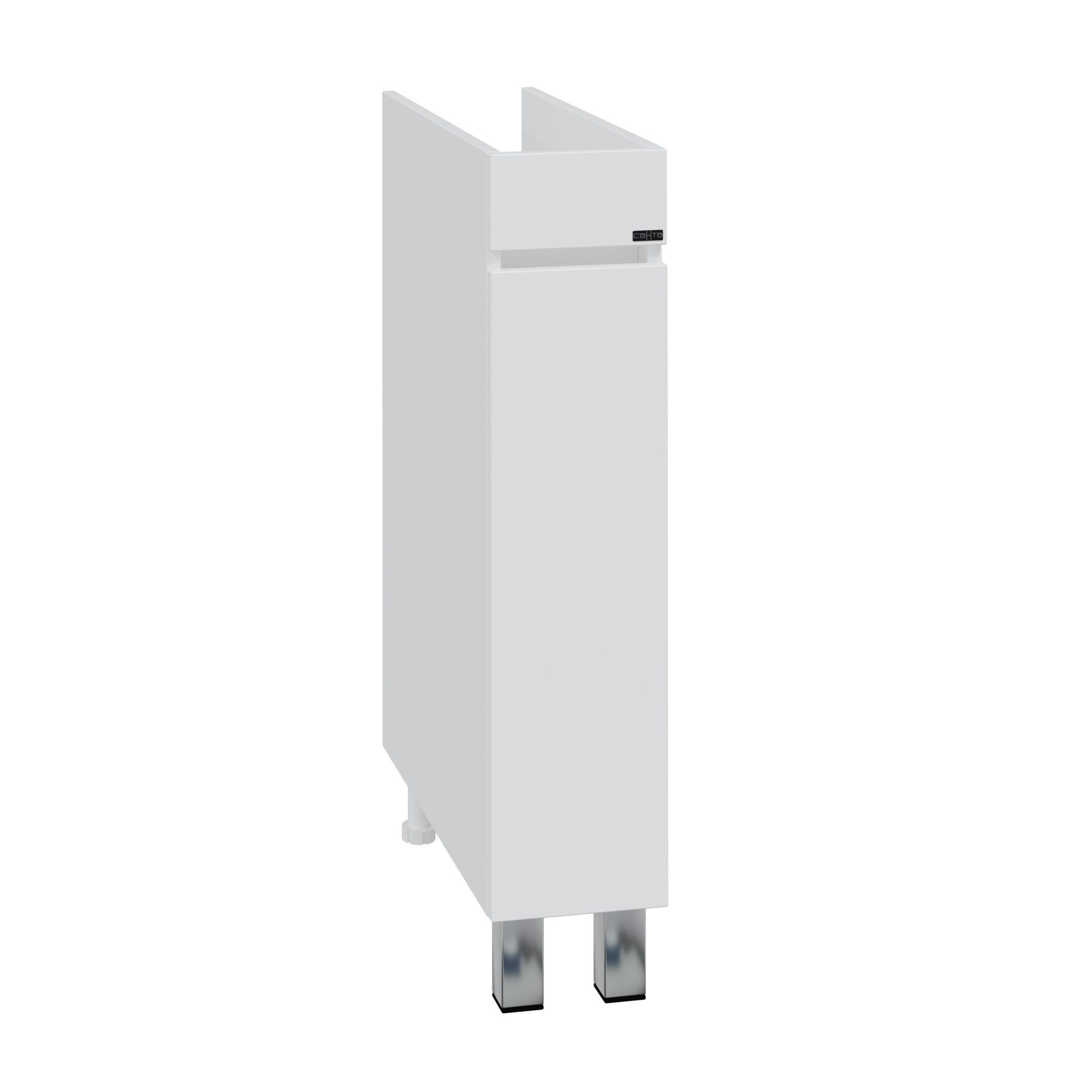 Тумба под раковину без столешницы СаНта Марс 19 напольная, для стиральной машины, белая