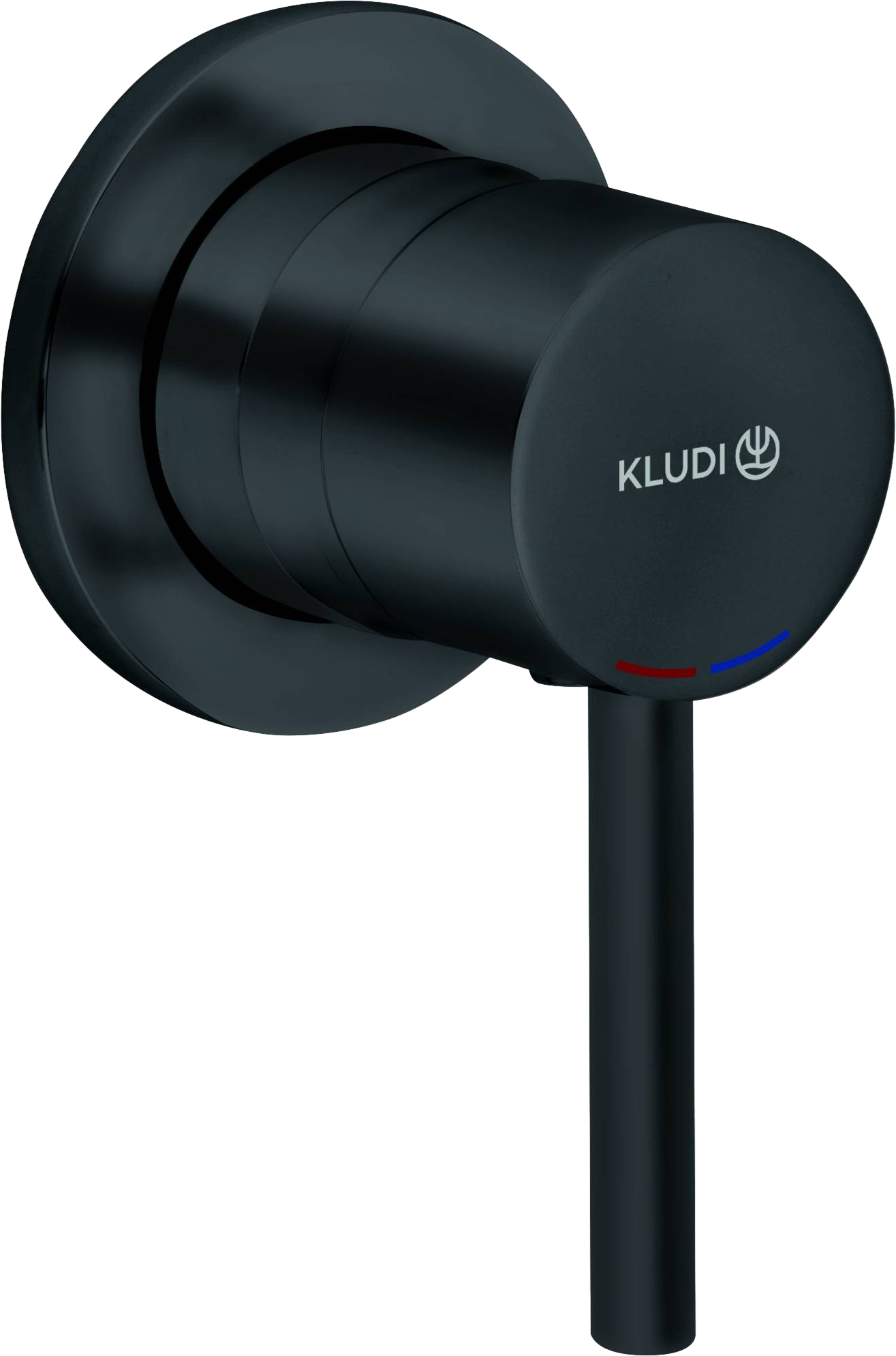 Встраиваемый смеситель для душа и ванны Kludi Bozz 389253976 черный