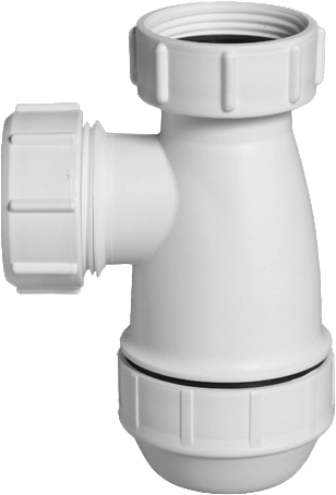 Сифон для раковины McAlpine MRW2-NW-MINI 32 мм, бутылочный, белый