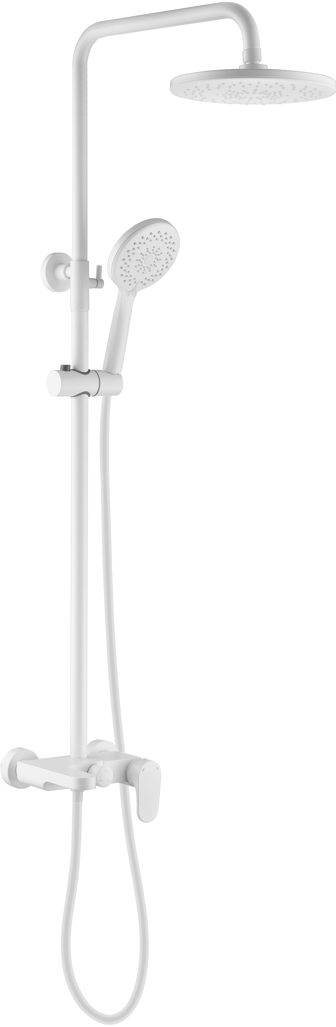 Душевая стойка Boheme Spectre 458-MW белая