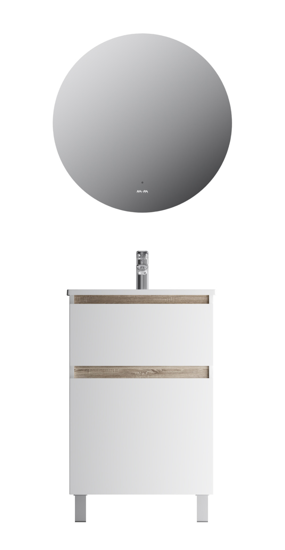 Мебель для ванной комнаты AM.PM X-Joy 55 напольная, белый глянец