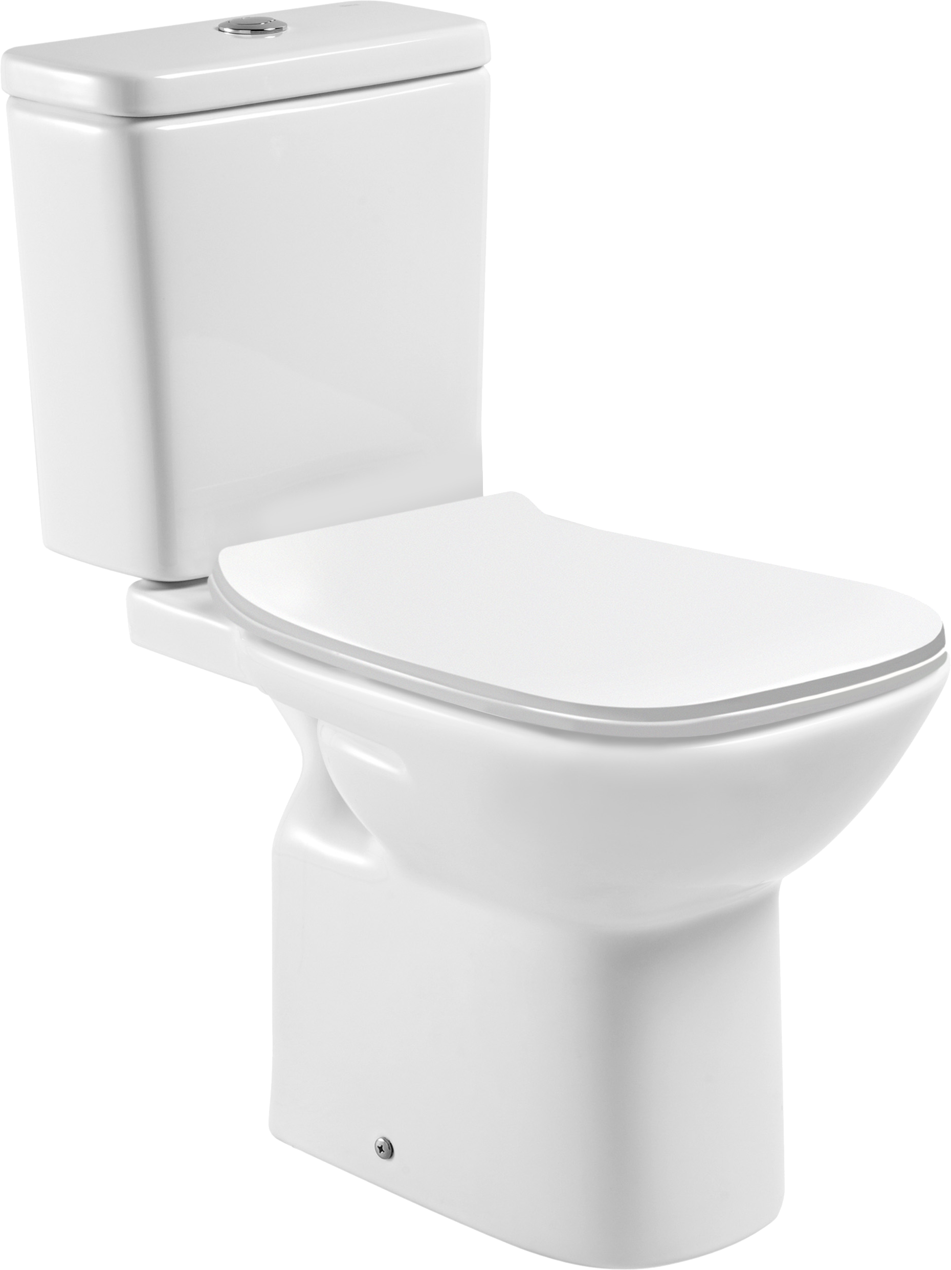 Унитаз-компакт напольный Roca Debba с крышкой 8019D2003P