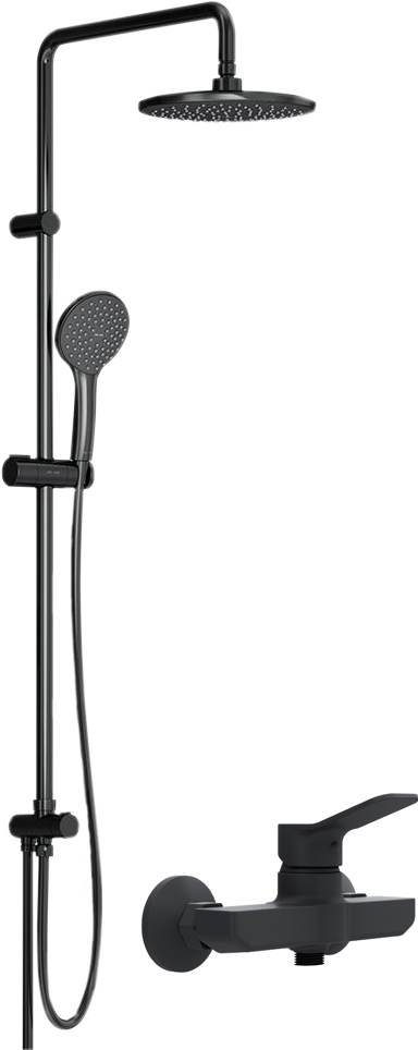 Душевая стойка AM.PM Gem F0790022 + Смеситель для душа AM.PM X-Joy F85A20022