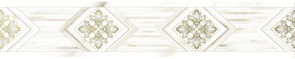Бордюр Global Tile Calacatta Gold 10200000102 глянцевый, 40x7,5
