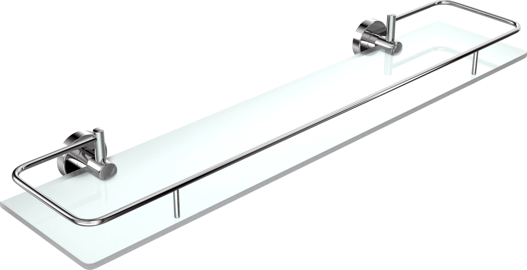 Полка под зеркало Fora Long L034*60M 60 см, стеклянная