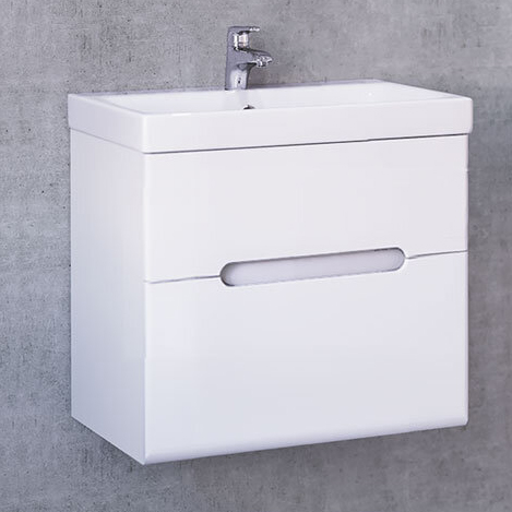 Тумба под раковину без столешницы Jorno Moduo Slim 50, подвесная