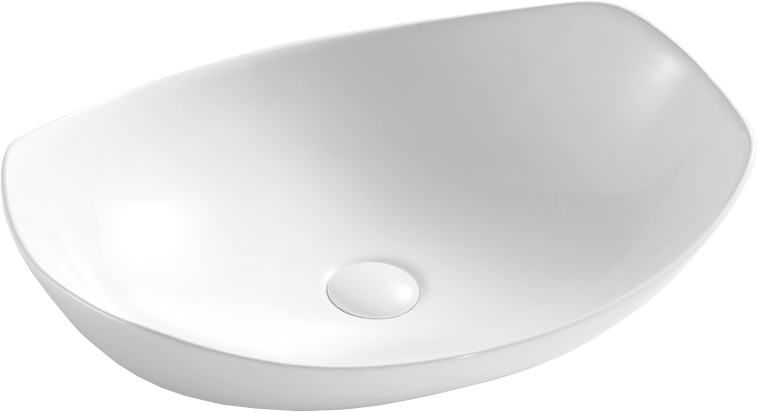 Накладная раковина Ceramicanova Element CN5016 56 белая, овальная