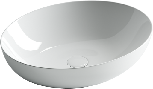 Накладная раковина Ceramicanova Element CN6017 52 белая, овальная