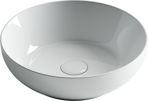 Накладная раковина Ceramicanova Element CN6020 37 белая, круглая