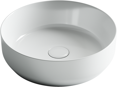 Накладная раковина Ceramicanova Element CN6022 39 белая, круглая