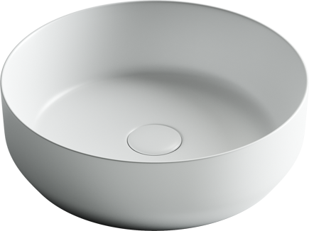 Накладная раковина Ceramicanova Element CN6022MW 39 матовая белая, круглая