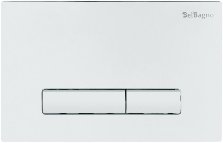 Кнопка смыва для унитаза BelBagno Genova BB018-GV-BIANCO пластик, цвет белый