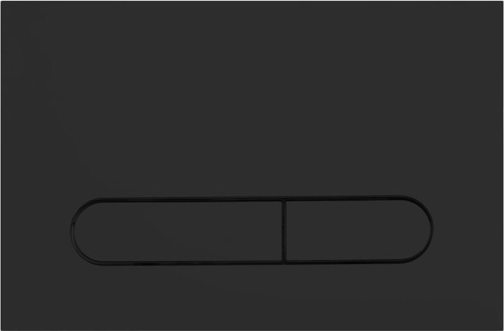 Кнопка смыва для унитаза BelBagno Prospero BB007-PR-NERO.M пластик, цвет матовый черный