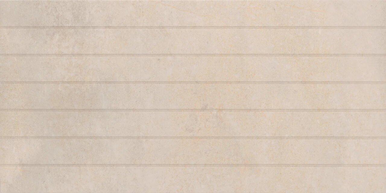 Керамическая плитка настенная Creto Naomi Rock Line Nude матовая, 30х60, бежевый