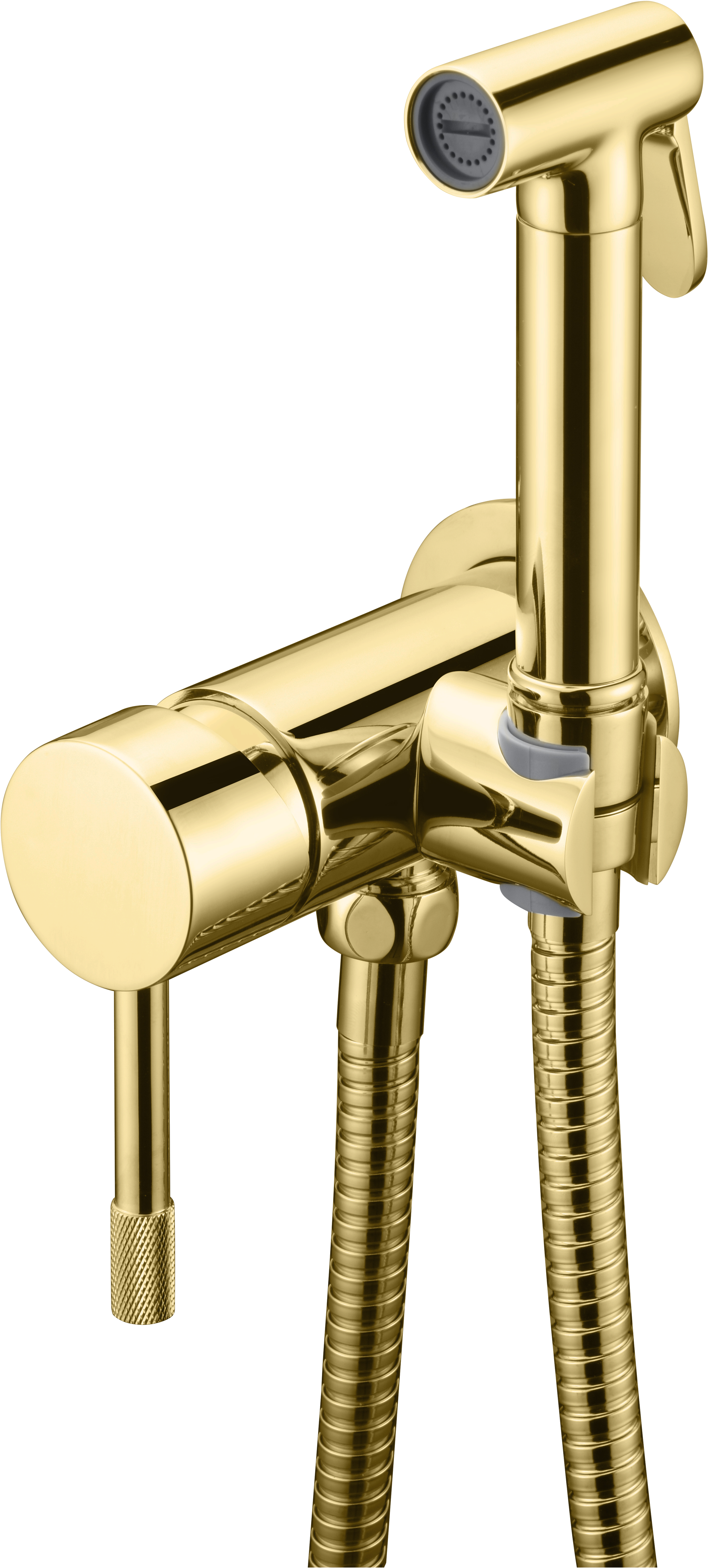 Гигиенический душ Boheme Uno 467-G С ВНУТРЕННЕЙ ЧАСТЬЮ, со смесителем, gold