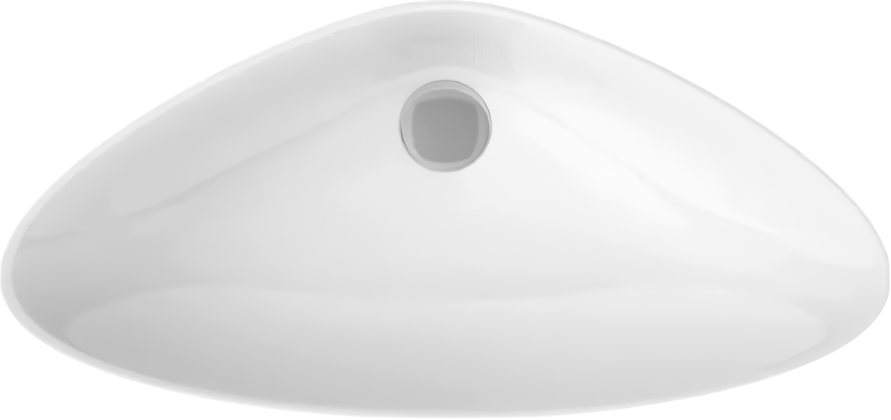 Накладная раковина Kirovit Версаль 306758 60 белая, овальная, фаянс