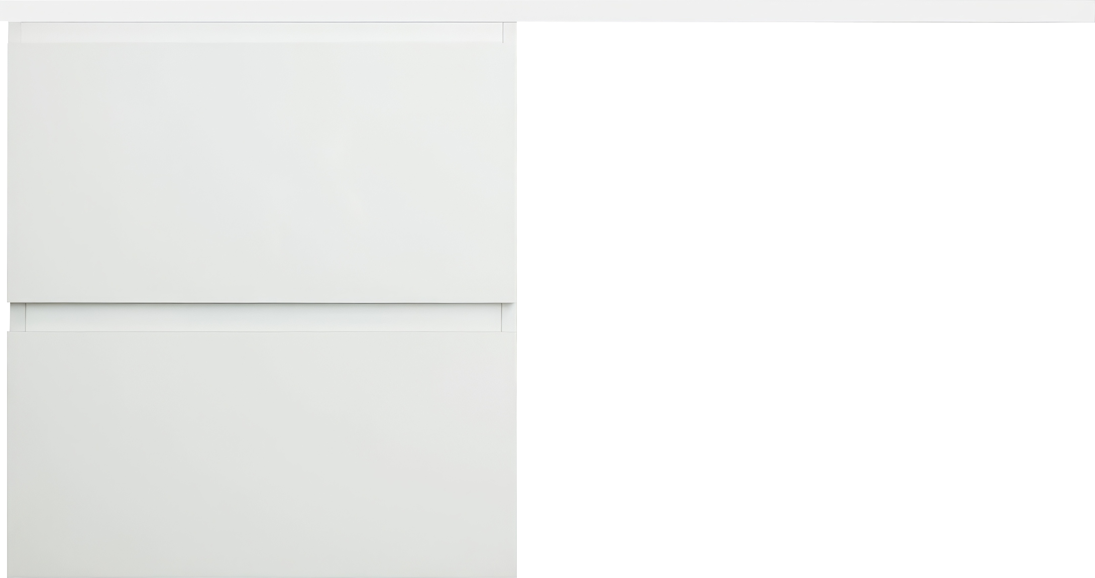 Тумба под раковину без столешницы Эстет Dallas Luxe 110 подвесная, 2 ящика